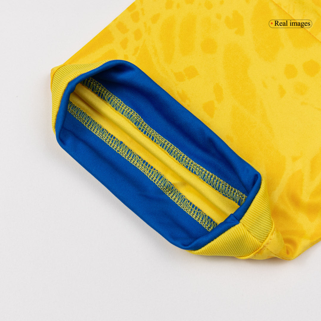 LUIS DÍAZ #7 Colombie Maillot Domicile - Coupe du Monde 2026 Jaune