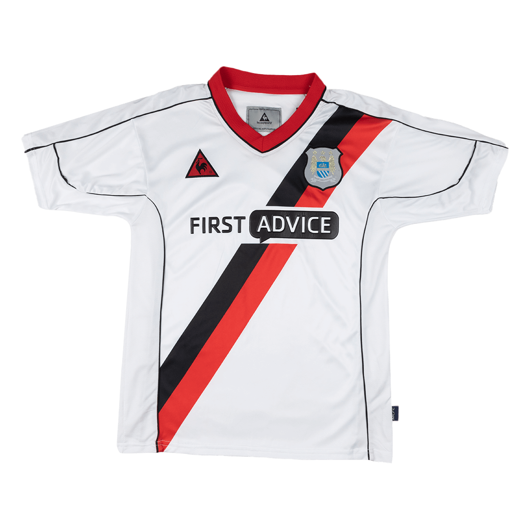Maillot Rétro Manchester City Extérieur 2002/03 Blanc