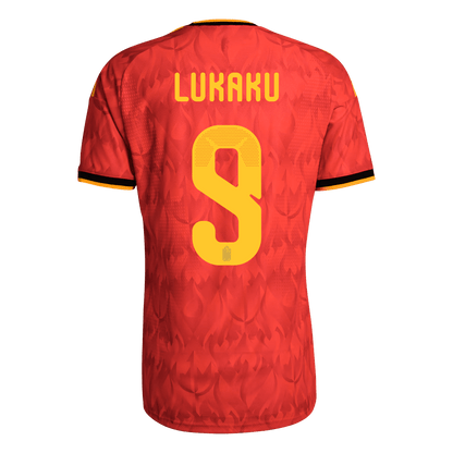 LUKAKU #9 Belgium Home Shirt - World Cup 2026 Red Player