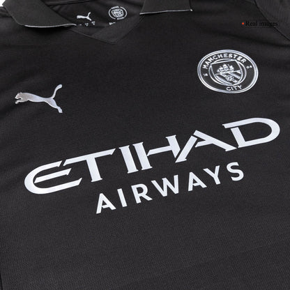 HAALAND #9 Manchester City Extérieur Maillot 2025/26 Noir