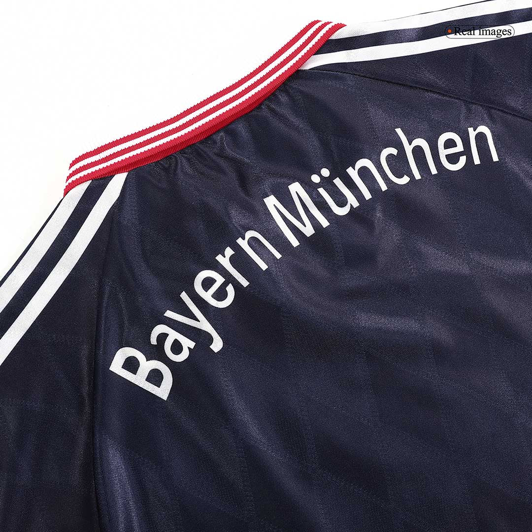 Maillot Rétro Domicile Bayern Munich 1997/99 Noir&Rouge