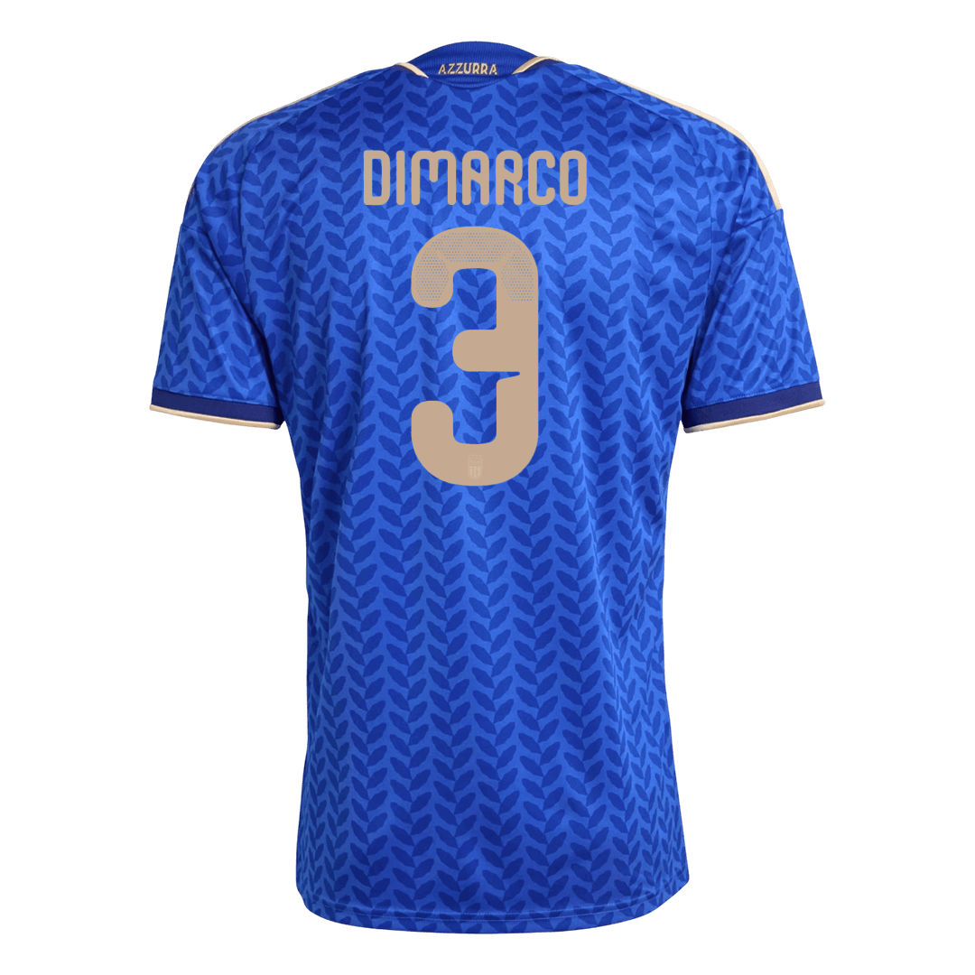 DIMARCO #3 Italie Maillot Domicile - Coupe du Monde 2026 Bleu - Super
