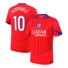 O.DEMBÉLÉ #10 PSG Troisième Maillot 2025/26 Rouge