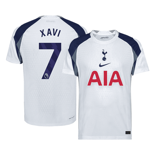 XAVI #7 Maillot Domicile Tottenham Hotspur 2025/26 Blanc Joueur