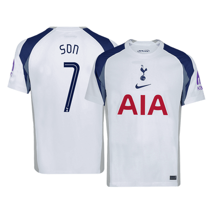 SON #7 Tottenham Hotspur Domicile Maillot 2025/26 Blanc - UCL