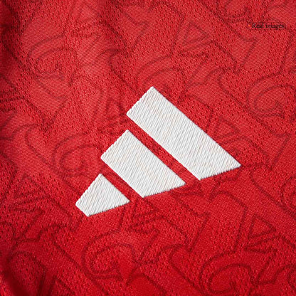 SALIBA #2 Arsenal Domicile Maillot 2025/26 Rouge Joueur