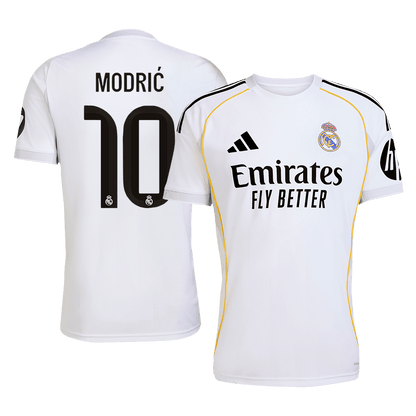 MODRIĆ #10 Real Madrid Domicile Maillot 2025/26 Blanc - Super