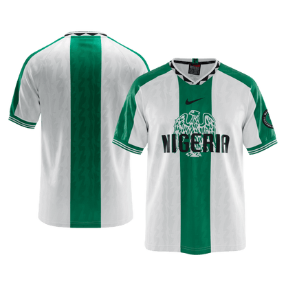 Maillot Rétro Nigeria Extérieur 1996 Vert&Blanc