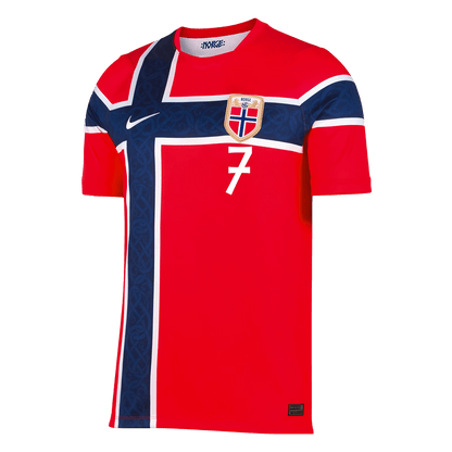 SØRLOTH #7 Norway Home Shirt - 2026 World Cup Red