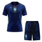 Brésil Extérieur Maillot Kit - Coupe du Monde 2026 Bleu