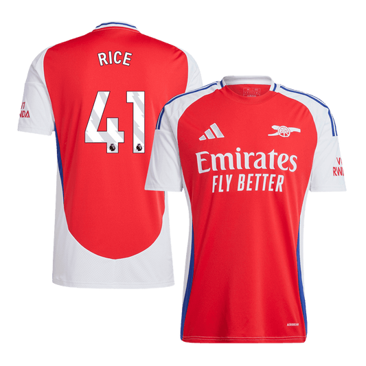RICE #41 Maillot Domicile Arsenal 2024/25 Rouge