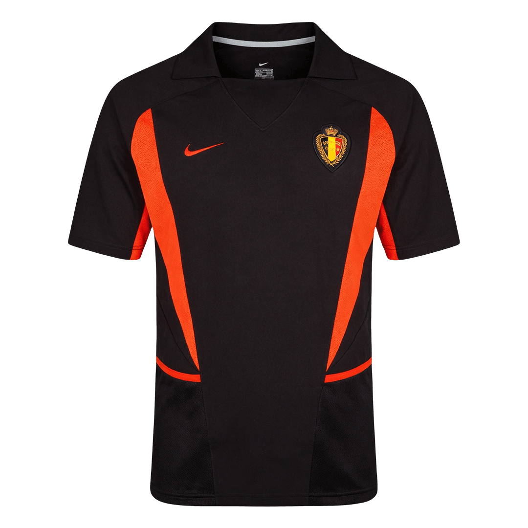 Maillot Rétro Extérieur Belgique 2002 Noir