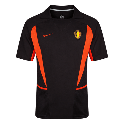 Maillot Rétro Extérieur Belgique 2002 Noir