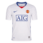 Maillot Extérieur Rétro Manchester United 2008/09 Blanc