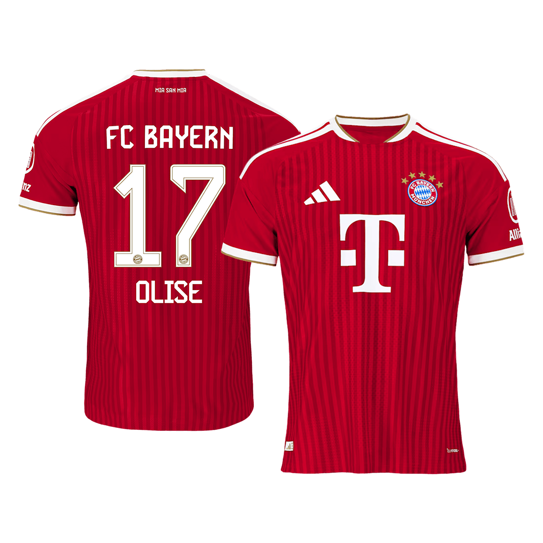 OLISE #17 Bayern Munich Domicile Maillot 2026/27 Rouge Joueur