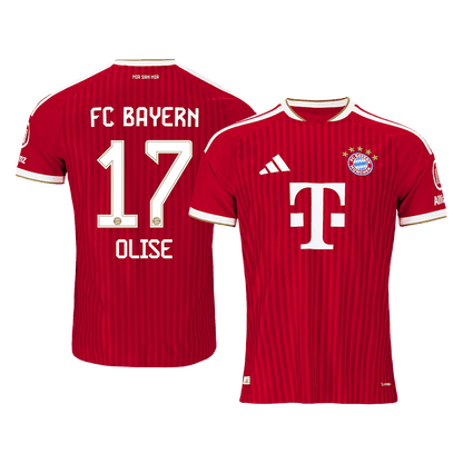 OLISE #17 Bayern Munich Domicile Maillot 2026/27 Rouge Joueur