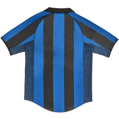 Maillot Rétro Domicile Inter Milan 2001/02 Bleu et Noir