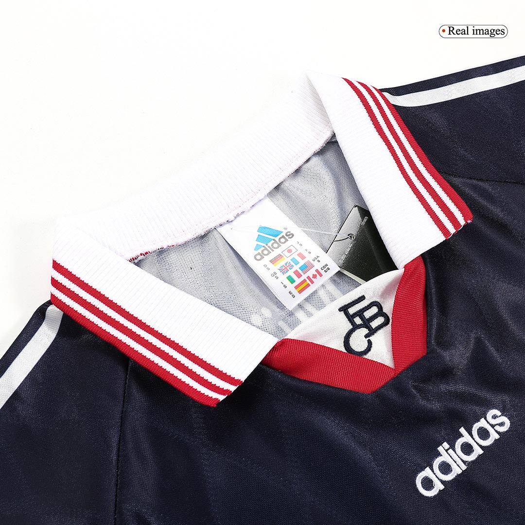 Maillot Rétro Domicile Bayern Munich 1997/99 Noir&Rouge