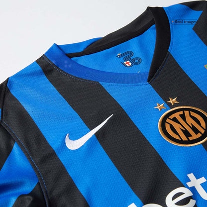 Inter Milan Maillot Domicile 2024/25 Noir et Bleu