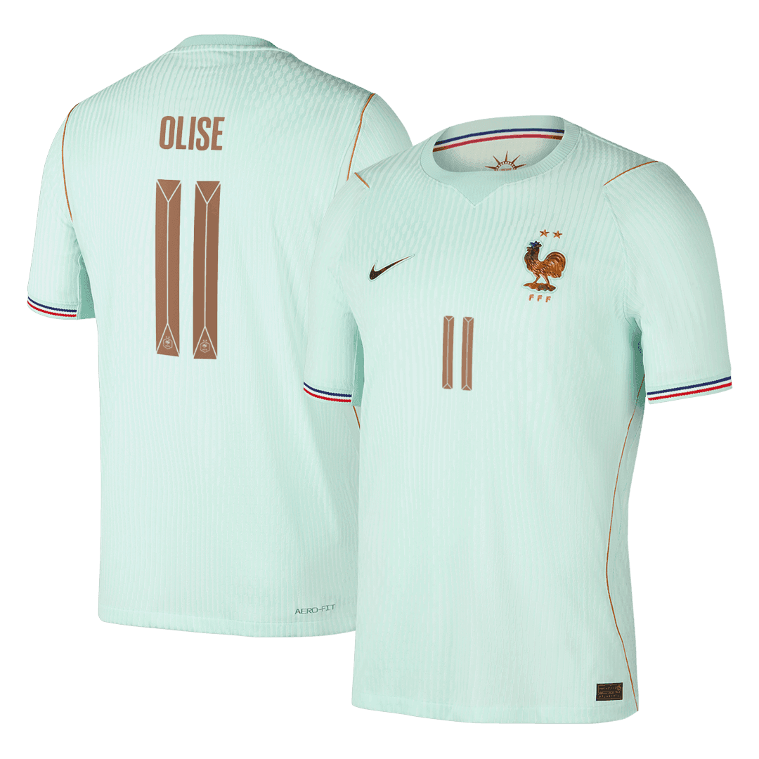 OLISE #11 France Away Jersey - World Cup 2026 Green Player