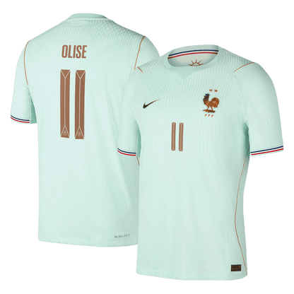 OLISE #11 France Away Jersey - World Cup 2026 Green Player
