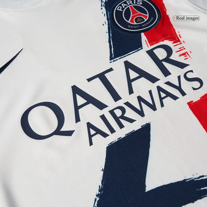 O.DEMBÉLÉ #10 PSG Extérieur Maillot 2025/26 Blanc