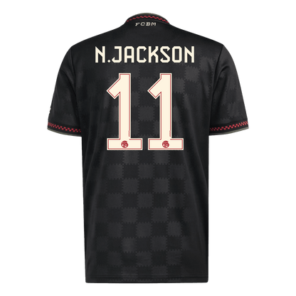N.JACKSON #11 Bayern Munich Troisième Maillot 2025/26 Noir