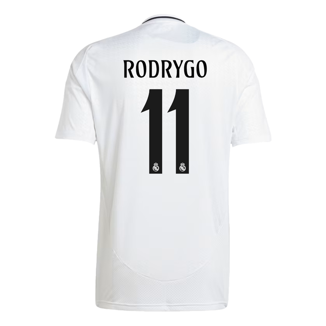 RODRYGO #11 Real Madrid Maillot Domicile 2024/25 Blanc