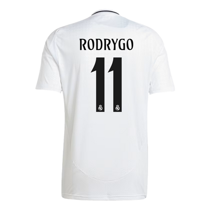 RODRYGO #11 Real Madrid Maillot Domicile 2024/25 Blanc