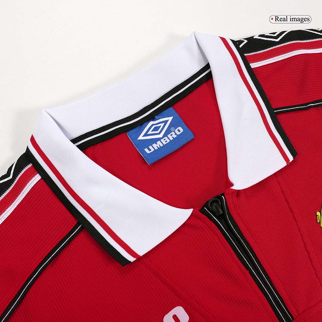Maillot rétro domicile Manchester United 98/00 rouge