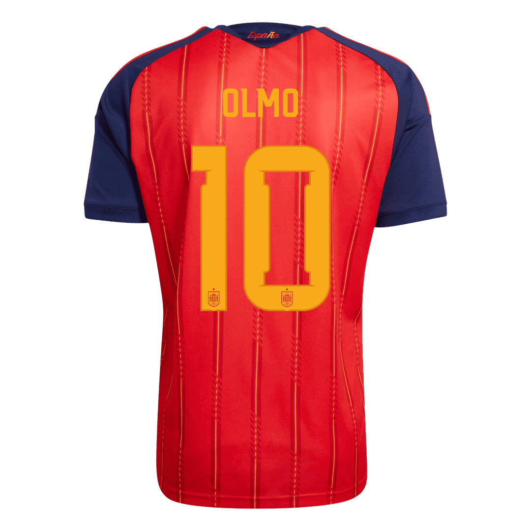OLMO #10 Espagne Domicile Maillot - Coupe du Monde 2026 Rouge