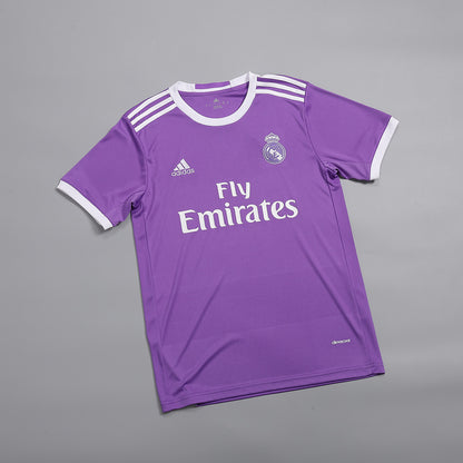 Retro Real Madrid Extérieur Maillot 2016/17 Violet