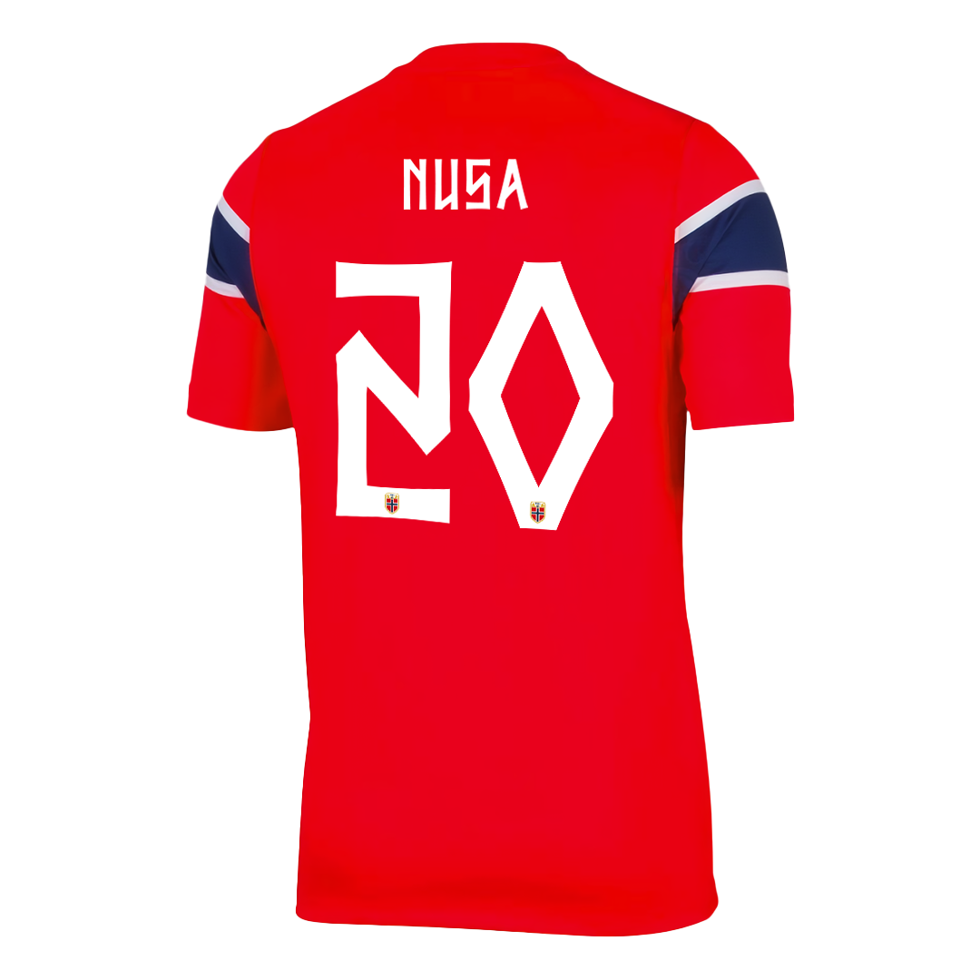 NUSA #20 Norway Home Jersey - 2026 World Cup Red