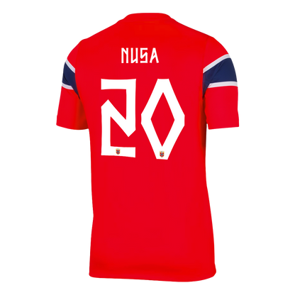 NUSA #20 Norway Home Jersey - 2026 World Cup Red