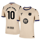 LAMINE YAMAL #10 Barcelone Maillot Extérieur 2025/26 Jaune Joueur