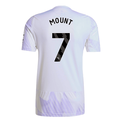 MOUNT #7 Manchester United Maillot Extérieur 2025/26 Blanc