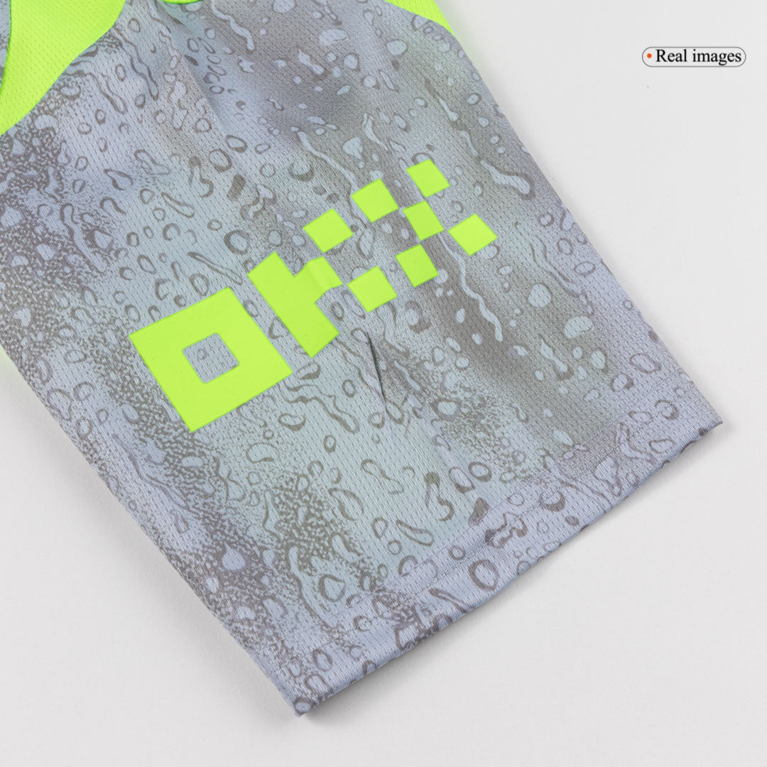 Manchester City Troisième Maillot Kit 2025/26 Gris