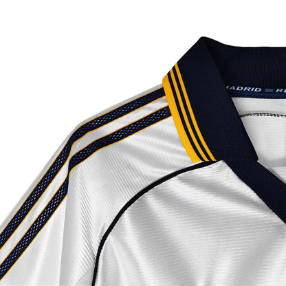 Maillot Domicile Rétro Real Madrid 1999/00 Blanc