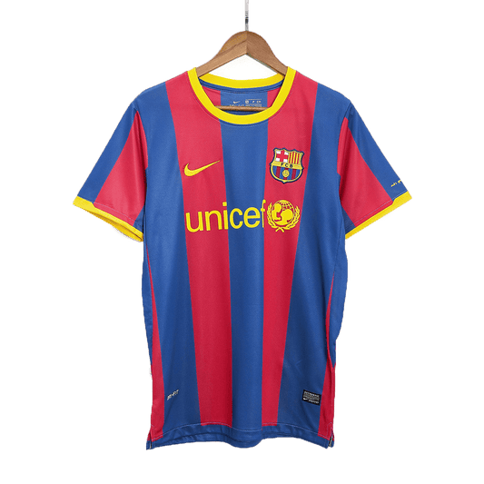 Maillot Domicile Rétro Barcelone 2010/11 Rouge&Bleu