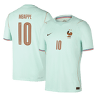 Maillot de foot MBAPPE #10 France Extérieur - Coupe du Monde 2026 Vert Joueur