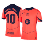 LAMINE YAMAL #10 Barcelone Troisième Maillot 2025/26 Orange Joueur - UCL