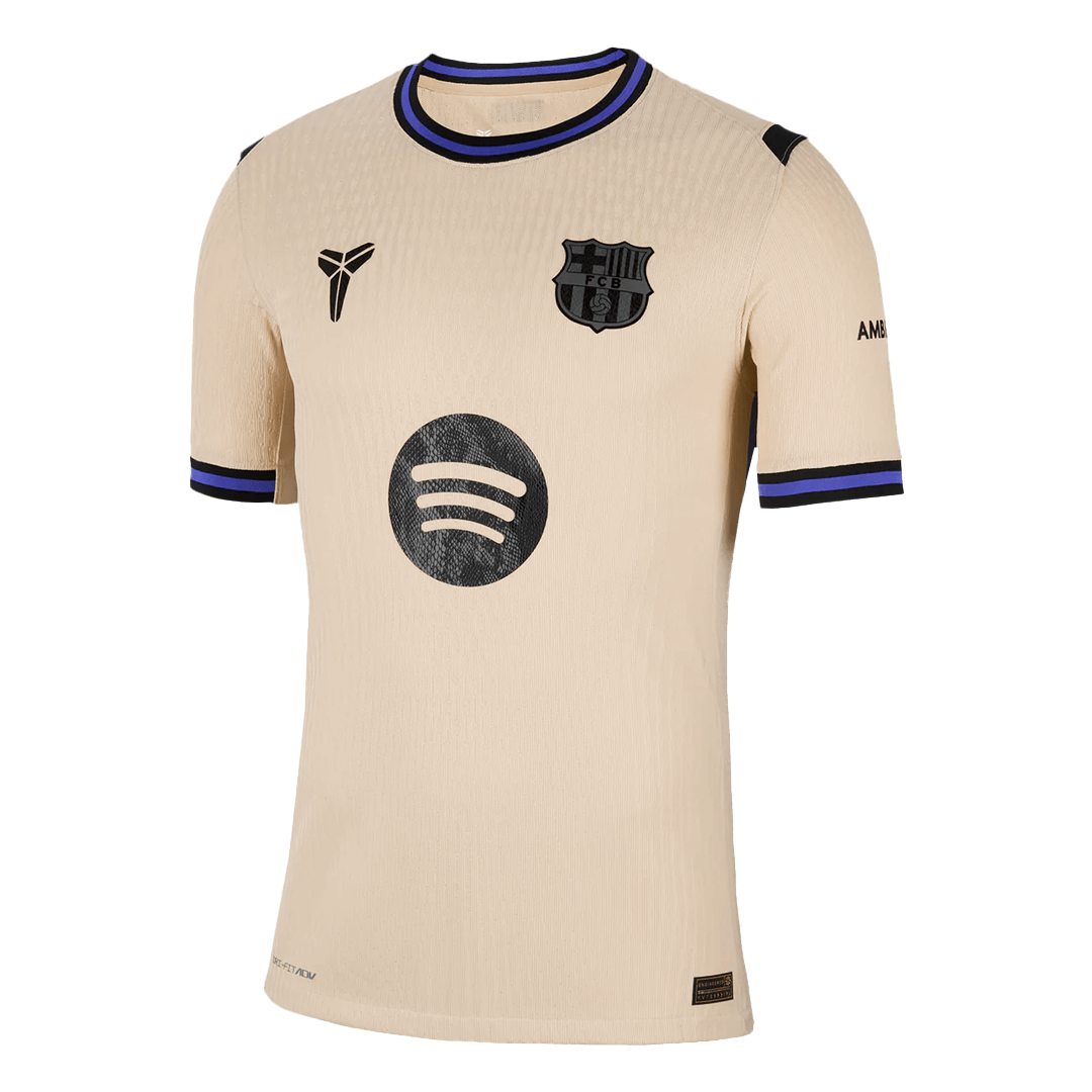 PEDRI #8 Barcelone Extérieur Maillot 2025/26 Jaune Joueur - UCL