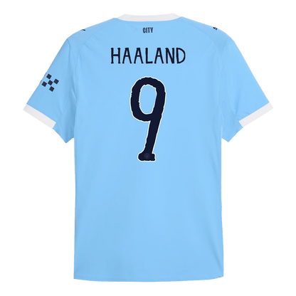 HAALAND #9 Manchester City Domicile Maillot - Coupe du Monde 2025/26 Bleu Joueur - Club World Cup